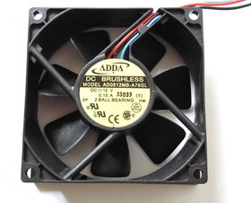 Вентилятор ADDA DC AD0812MB-A76GL 12v 0,15A 80x25 3pin