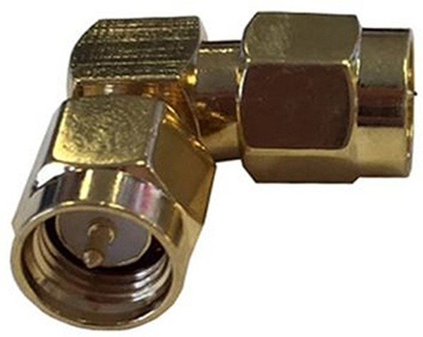 ADP-SMAM-SMAM90, RF Adapters - In Series RF Adaptor SMA (Male) to SMA(Male) Right Angle ADP-SMAM-SMAM90, RF Adapters - In Series RF Adaptor SMA (Male) to SMA(Male) Right Angle