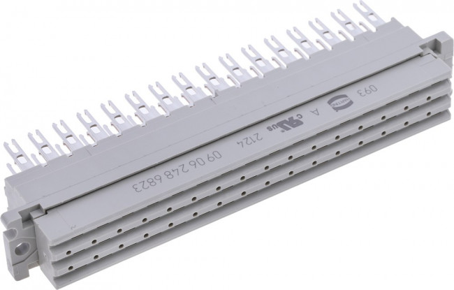 09062486823, DIN 41612 Connectors 48P TYPE F FEMALE SOLDER LUG