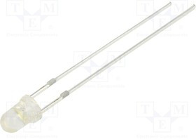 OSM54K3131A-1MA, LED; 3mm; white warm; 750?1120mcd; 30°; Front: convex; 2.8?3.4V OSM54K3131A-1MA, LED; 3mm; white warm; 750?1120mcd; 30°; Front: convex; 2.8?3.4V