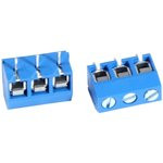 DG306-5.0-03P-12, Клеммник винтовой, 3-контактный, 5мм, прямой DG306-5.0-03P-12, Клеммник винтовой, 3-контактный, 5мм, прямой