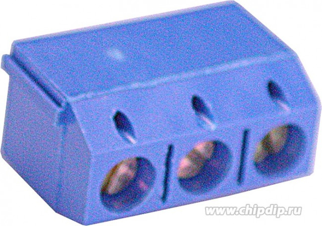 DG306-5.0-03P-12, Клеммник винтовой, 3-контактный, 5мм, прямой DG306-5.0-03P-12, Клеммник винтовой, 3-контактный, 5мм, прямой