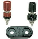 29-1 BLK, Test Plugs &amp; Test Jacks Hardware Black Straight skirt