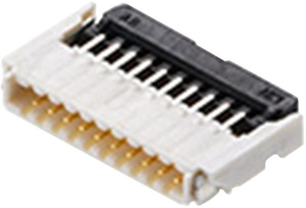 5034802400, Соединитель FPC 24 контакта шаг 0.5mm угловой для поверхностного монтажа лента на катушке 5034802400, Соединитель FPC 24 контакта шаг 0.5mm угловой для поверхностного монтажа лента на катушке