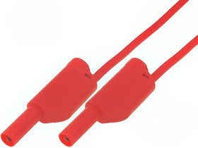 VSFK5000251-RT, Измерительный провод, ПВХ, 1м, красный, 32А, Сечен.провода 2,5мм2