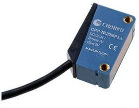CPY-TR20MP3, оптический датчик положение 32*18*20 на просвет 20м PNP NO/NC кабель источник и приемн
