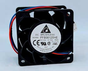 Вентилятор Delta Electronics PFB0612SHE, 60X38, 5.76W, 12V