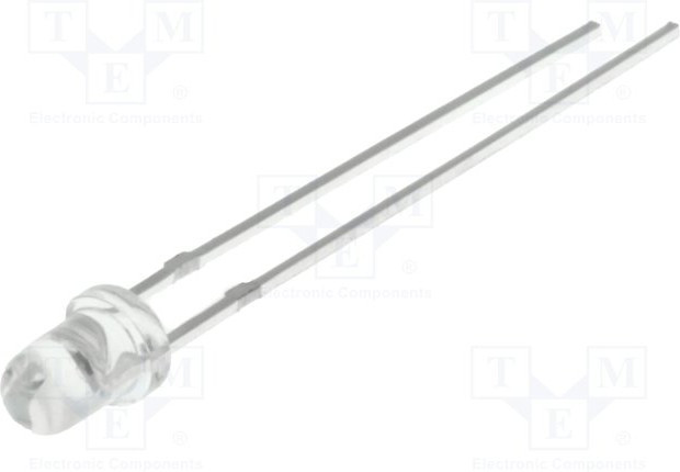 OSY5JA3131A-1MA, LED; 3mm; yellow; 120?150mcd; 30°; Front: convex; 1.5?2.2V; -30?85°C