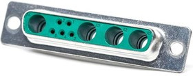 173107-0592, D-Sub Mixed Contact Connectors FCT ML DSUB RA PC PLG 5W5 W/CLINCH