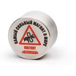 Неодимовый магнит диск Магнит Великан 45х30 мм, N38