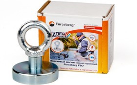 Поисковый магнит односторонний Forceberg F80, сила сц. 90 кг