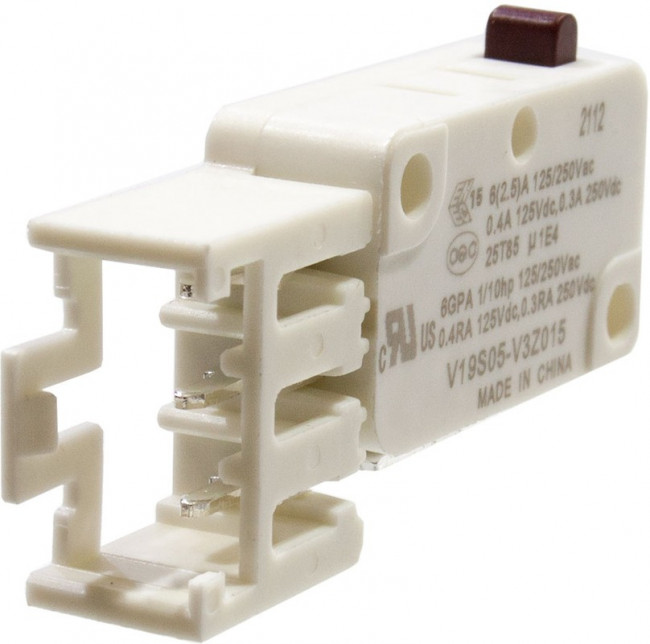 V19S05-V3Z015, микропереключатель SPDT 250В 5А Rast 2.5 0.15N