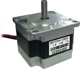 Двигатель шаговый NEMA 23 57BYGH001, OK57STH41-2804A 1.8° 2,8А