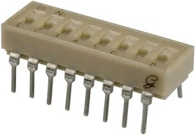 90B08ST, DIP Switches / SIP Switches DIP Switch SPST 8 Pos Tape Seal