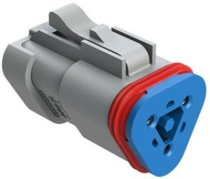 AT06-3S-RJ120, Automotive Connectors 3 Way Plug 120 Ohm AU