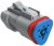 AT06-3S-RJ120, Automotive Connectors 3 Way Plug 120 Ohm AU