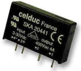 SKD10306, Реле: полупроводниковое, Uупр: 3-30ВDC, 3А, 2-60ВDC, Серия: SKD
