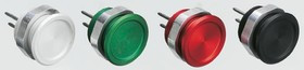 1241.2411.5, Piezo Switch, IP67, Solder, 100 mA, -20 +60°C Green