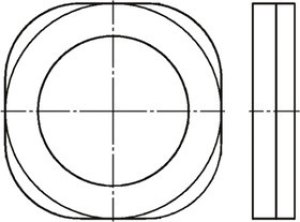 5-1393561-1, Grey Locating Cable Bushing, 6.9mm Bundle Diameter