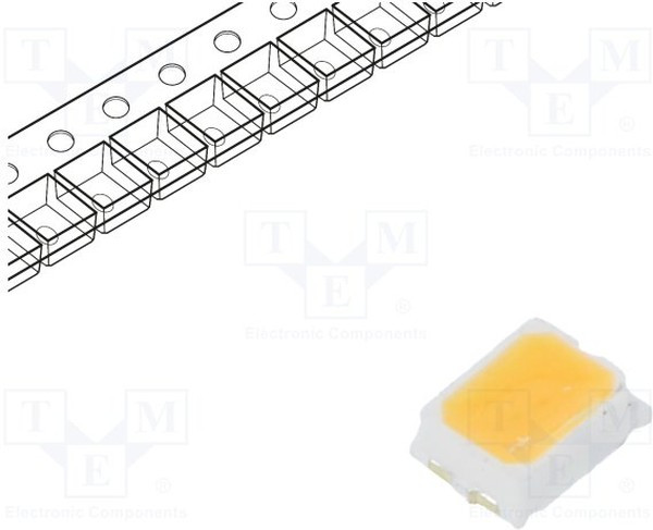 RF-K30TI16DS-EE-Y, LED; SMD; 2216,PLCC2; white warm; 6?10lm; 2850-3050K; 90; 120°; 20mA