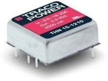 THN 15-1210N, Isolated DC/DC Converters 9-18Vin 3.3V 4.5A 15W 1x1 Metal Iso TH