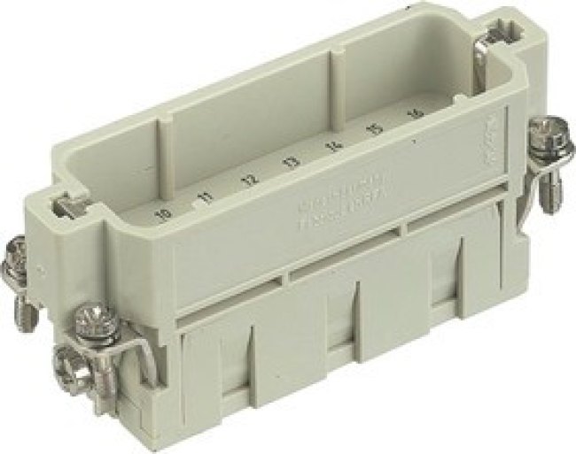 09200163011, Heavy Duty Power Connectors MALE INSERT HAN 32A CRIMP TERM