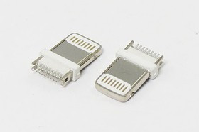 Разъем телефонный вилка, контакты 16P8C2C, на кабель, LN-M[iPhone,iPAD]