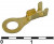 DJ431-4B, Наконечник кольцевой неизолированный , 1,0…1,5 мм?, латунь H65Y