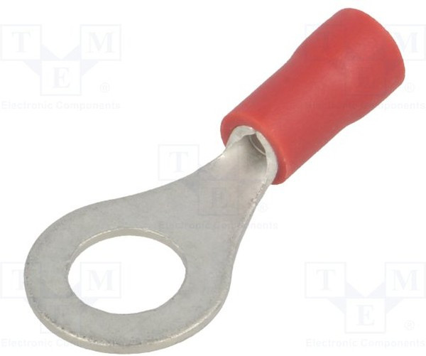ST-083/R, Наконечник: кольцевой, M6, d: 6,4мм, 0,5-1мм2, обжим, на провод