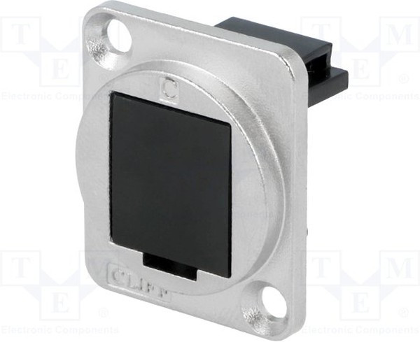 CP30241M, Заглушка, серебристый, металл, Корп: стандарт XLR, 19x24мм