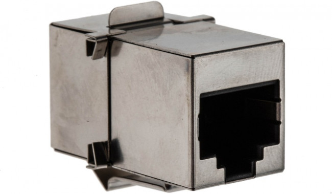 VS08-BURJ45/BU, Вставка мама RJ45 для рамки, Keystone, экраниров.,KAT5e VS08-BURJ45/BU, Вставка мама RJ45 для рамки, Keystone, экраниров.,KAT5e