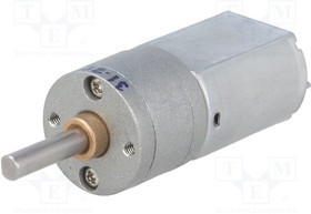 POLOLU-3451, Двигатель: DC, с редуктором, POLOLU 20D, 6ВDC, 3,2А, Ось: D профиль