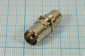 Штекер TV-Гнездо RCA, металл