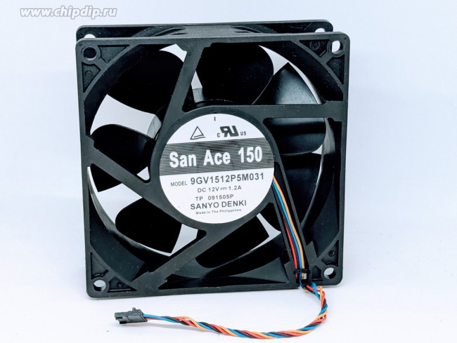 Вентилятор Sanyo Denki 9GV1512P5M031 12v 1.2A 4pin 150x150x50