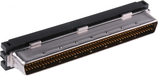 5749111-8, Conn SCSI PL 100 POS 1.27mm IDT RA Cable Mount 100 Terminal 1 Port Tube