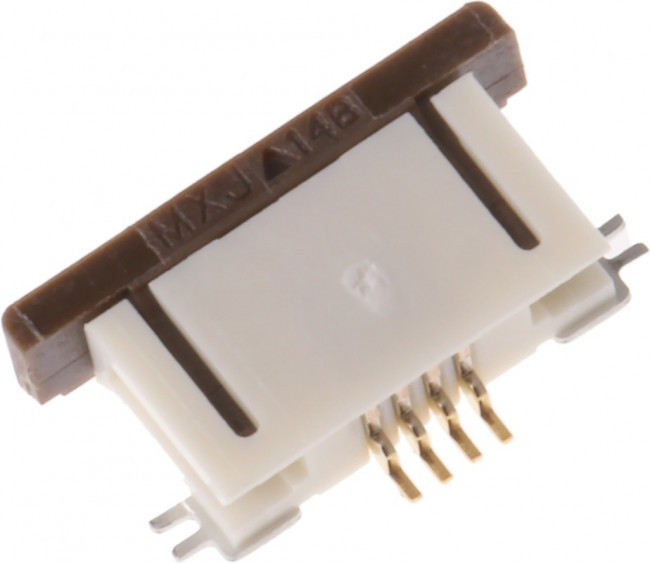 527460471, Conn FFC/FPC Connector SKT 4 POS 0.5mm Solder RA SMD Easy-On™ T/R