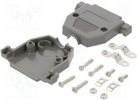 CCOV25-SC-LG, Корпус: для разъемов D-Sub, D-Sub 25pin, D-Sub HD 44pin, прямой