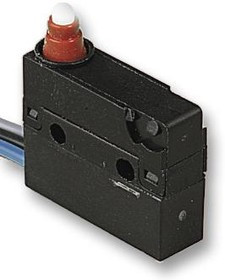 V4LS, Микропереключатель, Мгновенного Действия, Плунжер, SPDT, Проводные Выводы, 5 А, 250 В DC V4LS, Микропереключатель, Мгновенного Действия, Плунжер, SPDT, Проводные Выводы, 5 А, 250 В DC