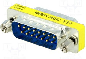 DMGC-1515-MM, Переходник: адаптер; с обеих сторон,D-Sub 15pin "папа"