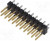 67996-220HLF, Straight Square Pins 2.54mm 2.54mm Black Phosphor bronze 2.54mm Plugin,P=2.54mm Pin Headers ROHS