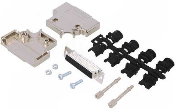 D45PK-M-25-DMS-K, Разъем D-Sub; PIN: 25; вилка; "мама"; пайка; на пр