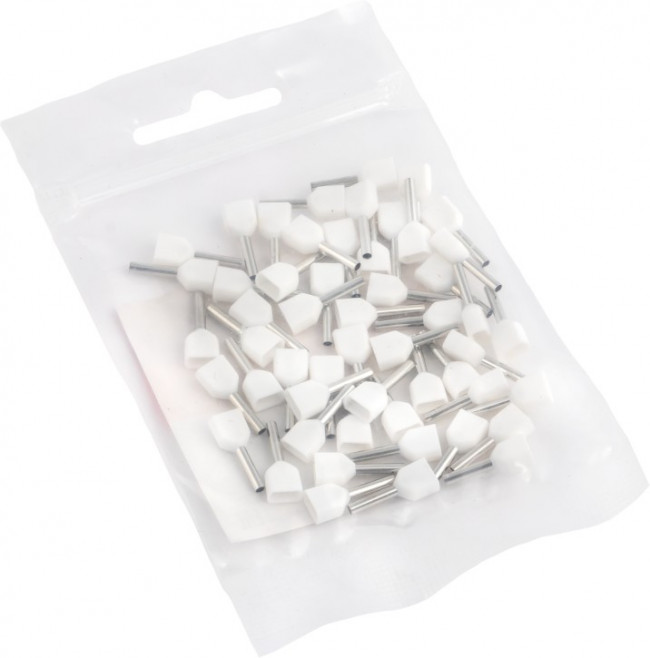 Наконечник штыревой втулочный изол. НШвИ(2) 0.5-8 (уп.50шт) EKF nhvi2-0.5-8