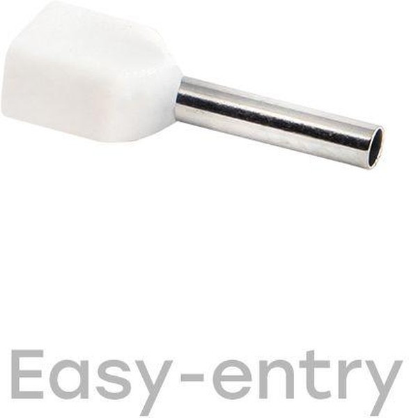 Наконечник штыревой втулочный изол. НШвИ(2) 0.5-8 (уп.50шт) EKF nhvi2-0.5-8