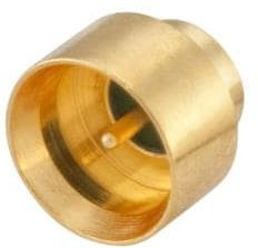 19S181-5H0E4, RF Connectors / Coaxial Connectors SMP Bulkhead Plug Hermetic Seal