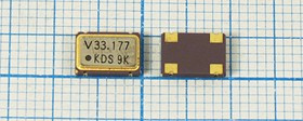 Кварцевый генератор 33177,6, SMD07050C4, 3,3В, DSO751SV, CM