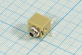 Гнездо Audio Jack моно 2.5мм на панель; №140 гн 2,5моно\3C\пан М4\\ON-OFF\ST-501C\