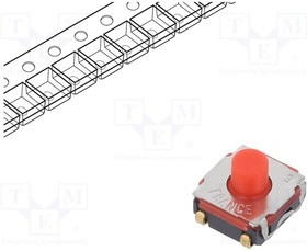KSC403J50SHLFG, Tactile Switches Gold 120Gf J-Lead KSC403J50SHLFG, Tactile Switches Gold 120Gf J-Lead