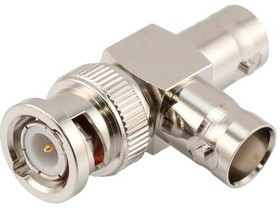 LCAD30012, RF ADAPTER, BNC PLUG-JACK/JACK, 50 OHM