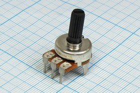 Резистор переменный поворотный 50к\B\16мм\Y6x25\F-162KP; №4566 РПвр 50к\B\16мм\Y6x25\F-162KP\