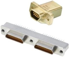 M83513/01-FN, M83513 37 Way Cable Mount D-sub Connector Plug, 1.27mm Pitch